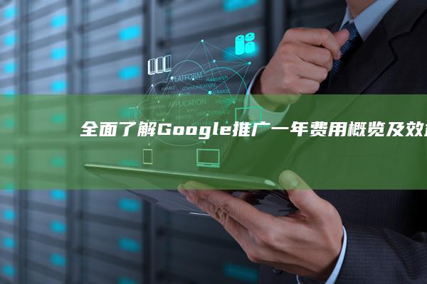 全面了解：Google推广一年费用概览及效益分析